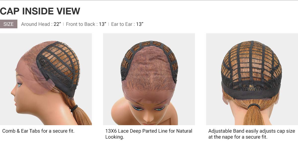 Sensationnel HD Lace Front Wig Cloud 9 What Lace Swiss Lace 13X6 Latisha (1B) - Image 3