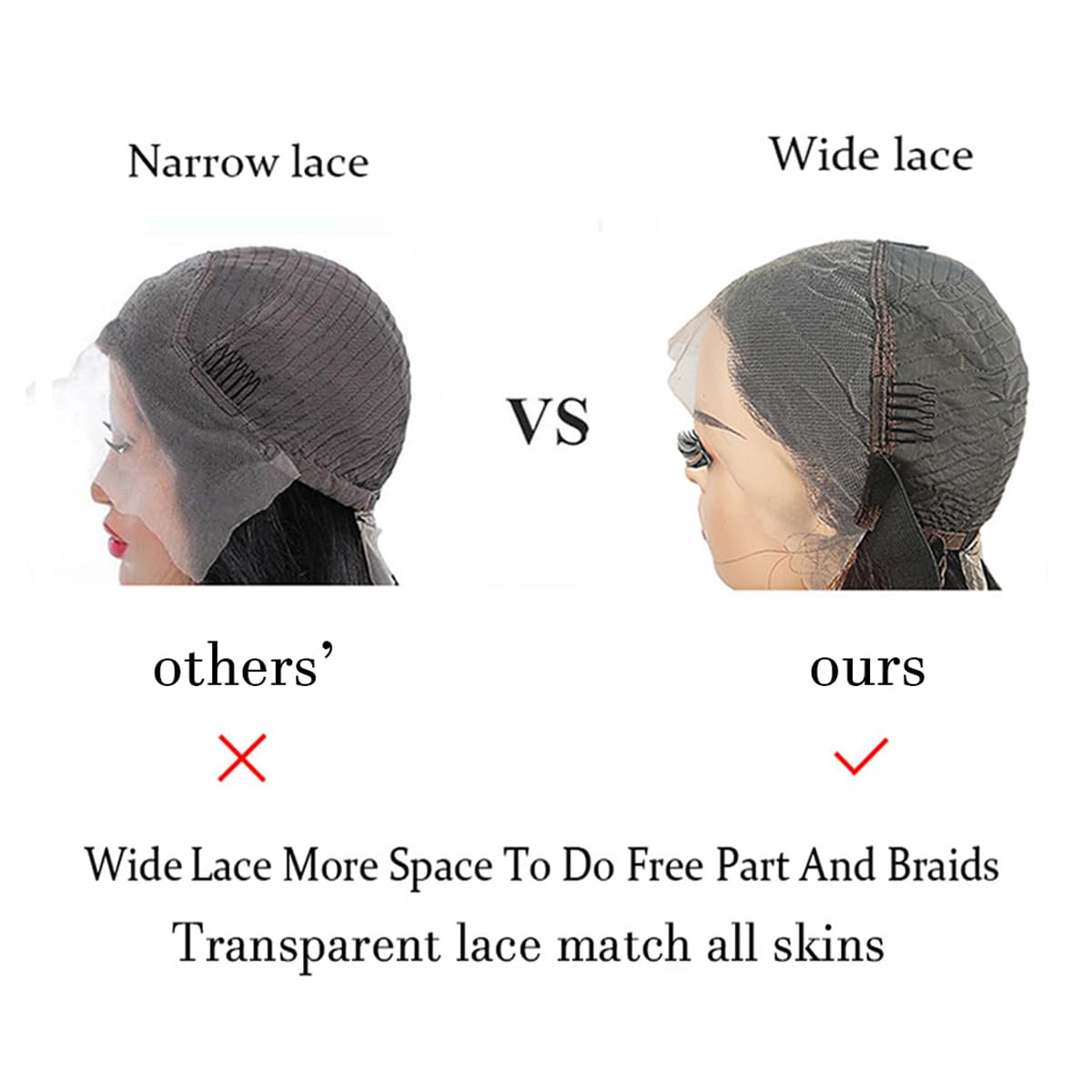 SENSAIRUITE Body Wave Lace Front Wigs Human Hair Wide Lace 180 Density Human Hair Wigs 13x4 Human Hair Lace Front Wigs Pre Plucked With Baby Hair 20 Inches Natural Color - Image 5