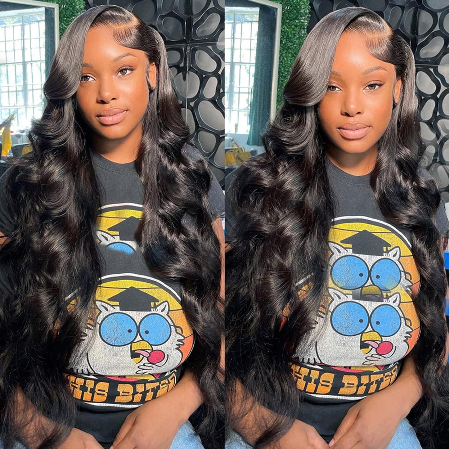 30 inch Lace Front Wig Human Hair Body Wave 13x6 Lace Frontal Human Hair Wigs for Women 180 Density HD Lace Glueless Wigs Pre Plucked with Baby Hair (30 Inch, 13x6 lace front wig) - Image 8