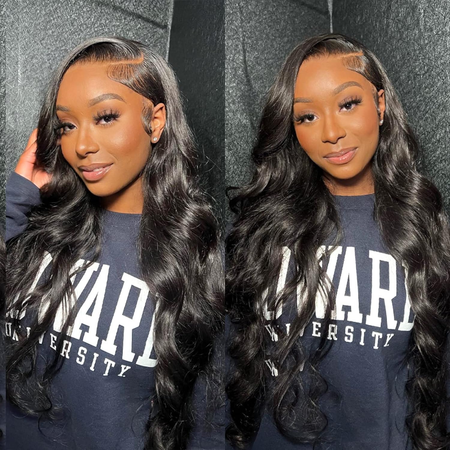 30 inch Lace Front Wig Human Hair Body Wave 13x6 Lace Frontal Human Hair Wigs for Women 180 Density HD Lace Glueless Wigs Pre Plucked with Baby Hair (30 Inch, 13x6 lace front wig) - Image 9