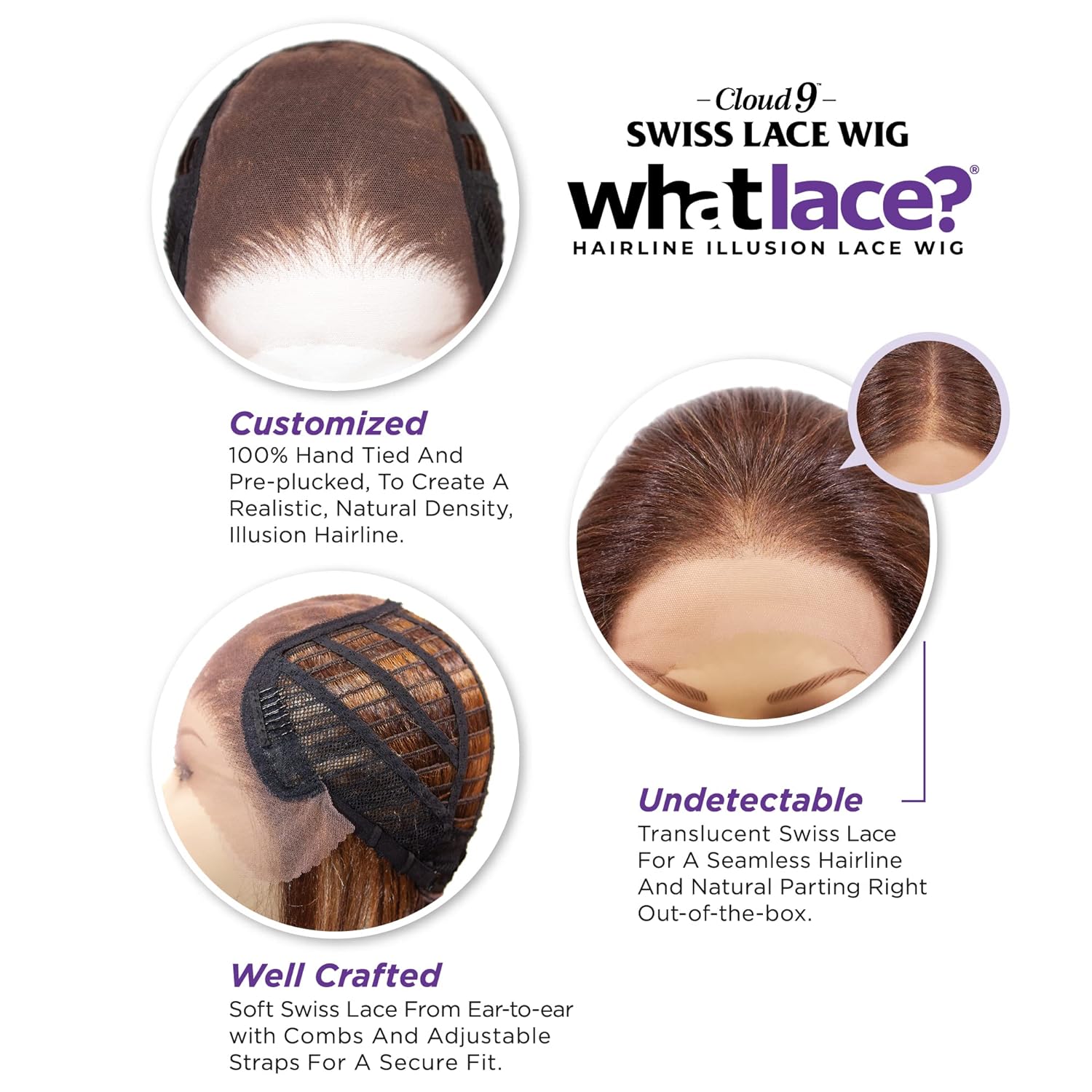 Sensationnel What Lace 13x6 Wigs - GLENNA synthetic wig Cloud 9 with preplucked hairline HD lace - Whatlace GLENNA (LIGHTASHBROWN) - Image 5