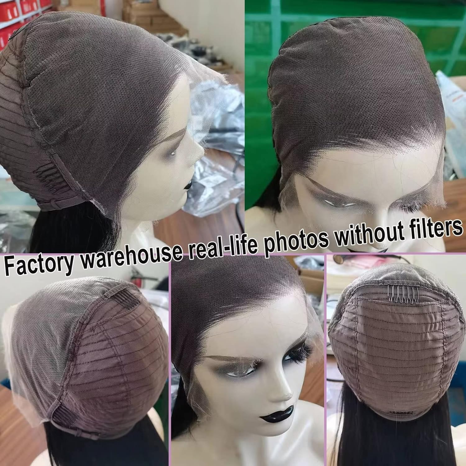 Lemoda 30Inch 13x6 SKINLIKE Real HD Lace Wigs 180% Density 12A Brazilian Straight Virgin Human Hair Lace Frontal Wigs Invisible 0.1mm Ultra-thin Frayed Ends Lace Front Wig Pre Plucked Tiny Knots - Image 4